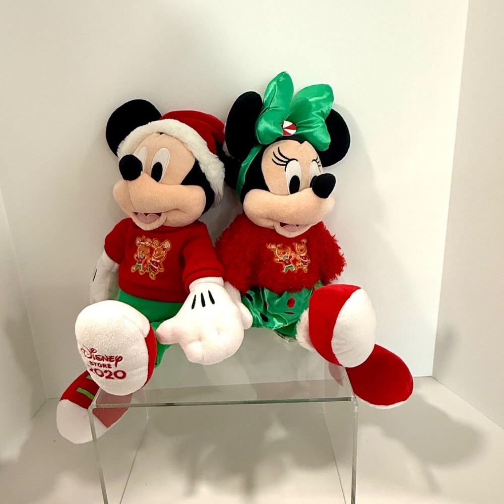 Disney’s Holiday Mickey & Minnie Mouse Plush Christmas Duo